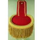 Epaulettes Red / Yellow Fringe